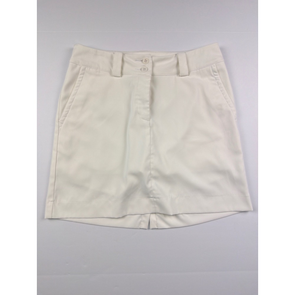 Nike Golf Tour Performance White Dri-FIT Skort Womens Size 2 Activewear Skirt